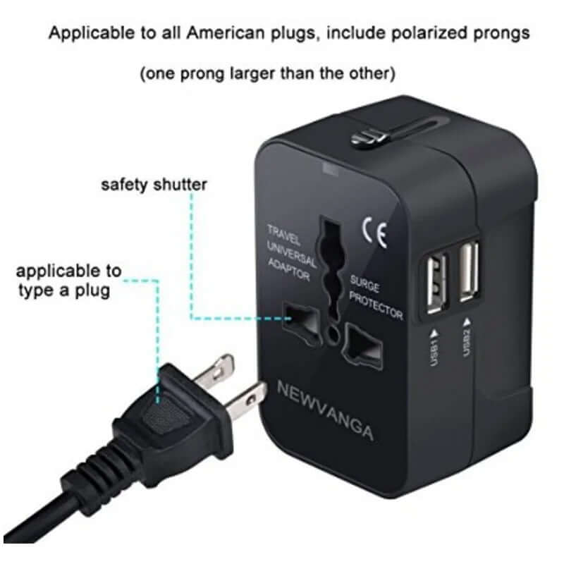 Travel universal power adaptor