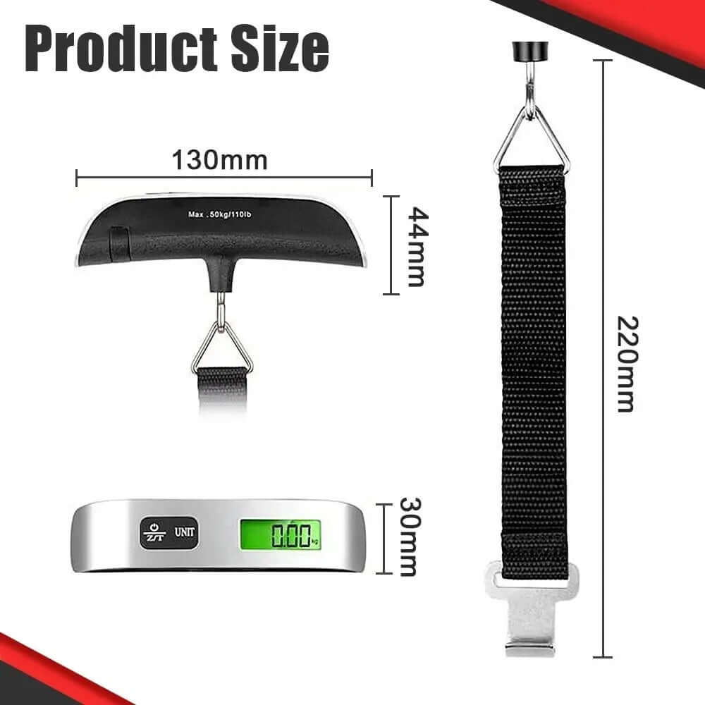  Portable Luggage LCD Scale